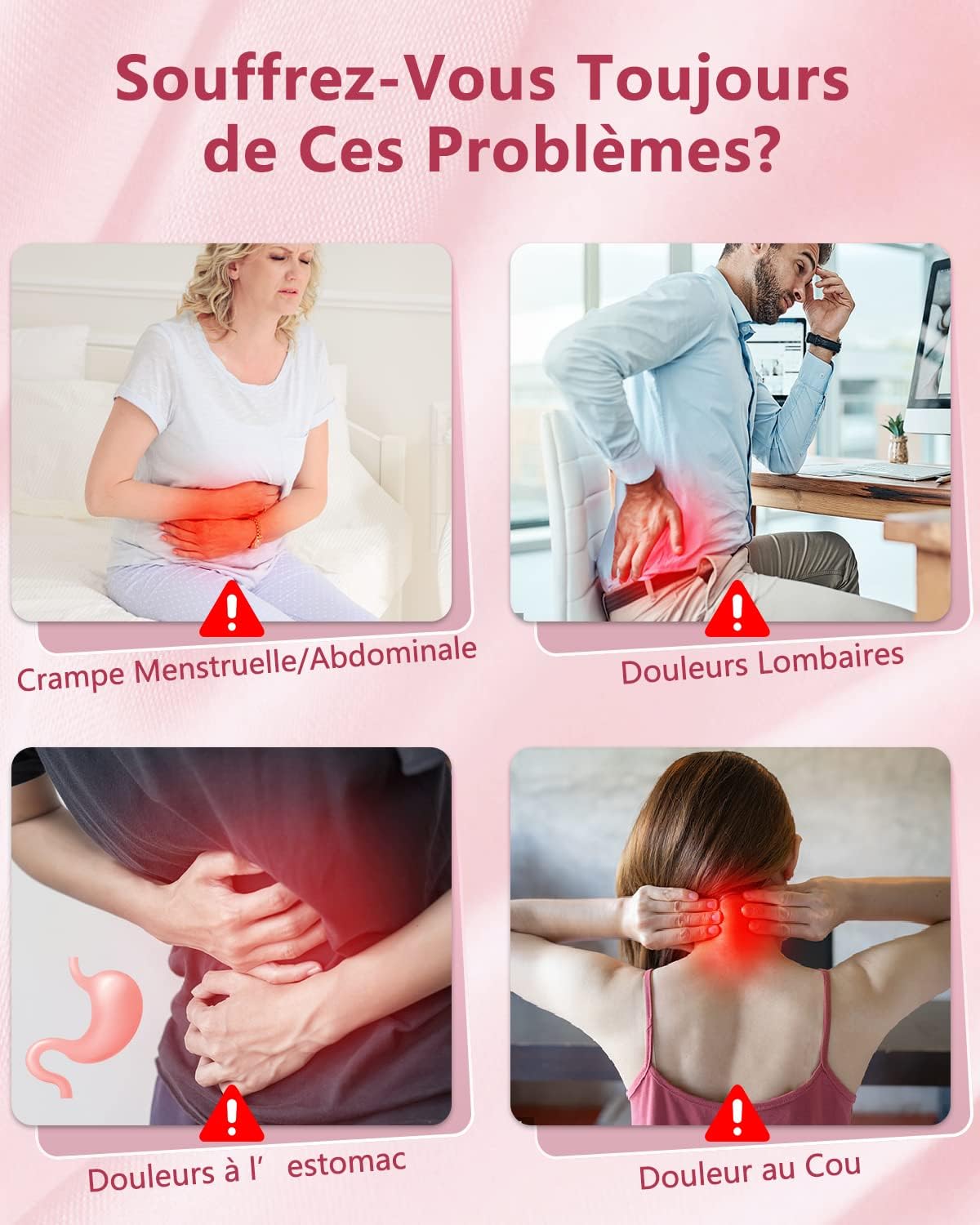 Ceinture chauffante menstruelle Leïa